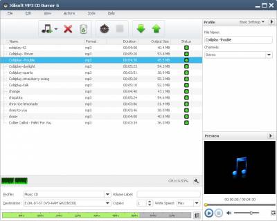 Xilisoft MP3 CD Burner 6.4.0